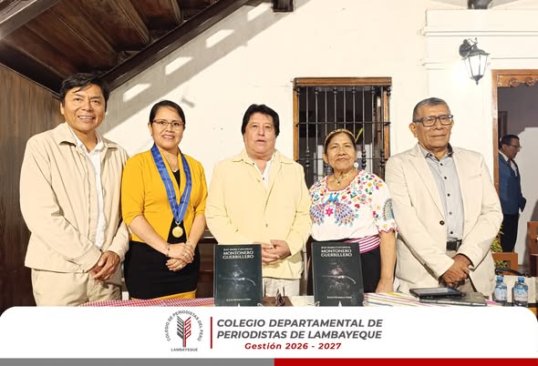 El Colegio de Periodistas de Lambayeque participó en la presentación de la novela “Montonero Guerrillero” y en el recital de música peruana y latinoamericana