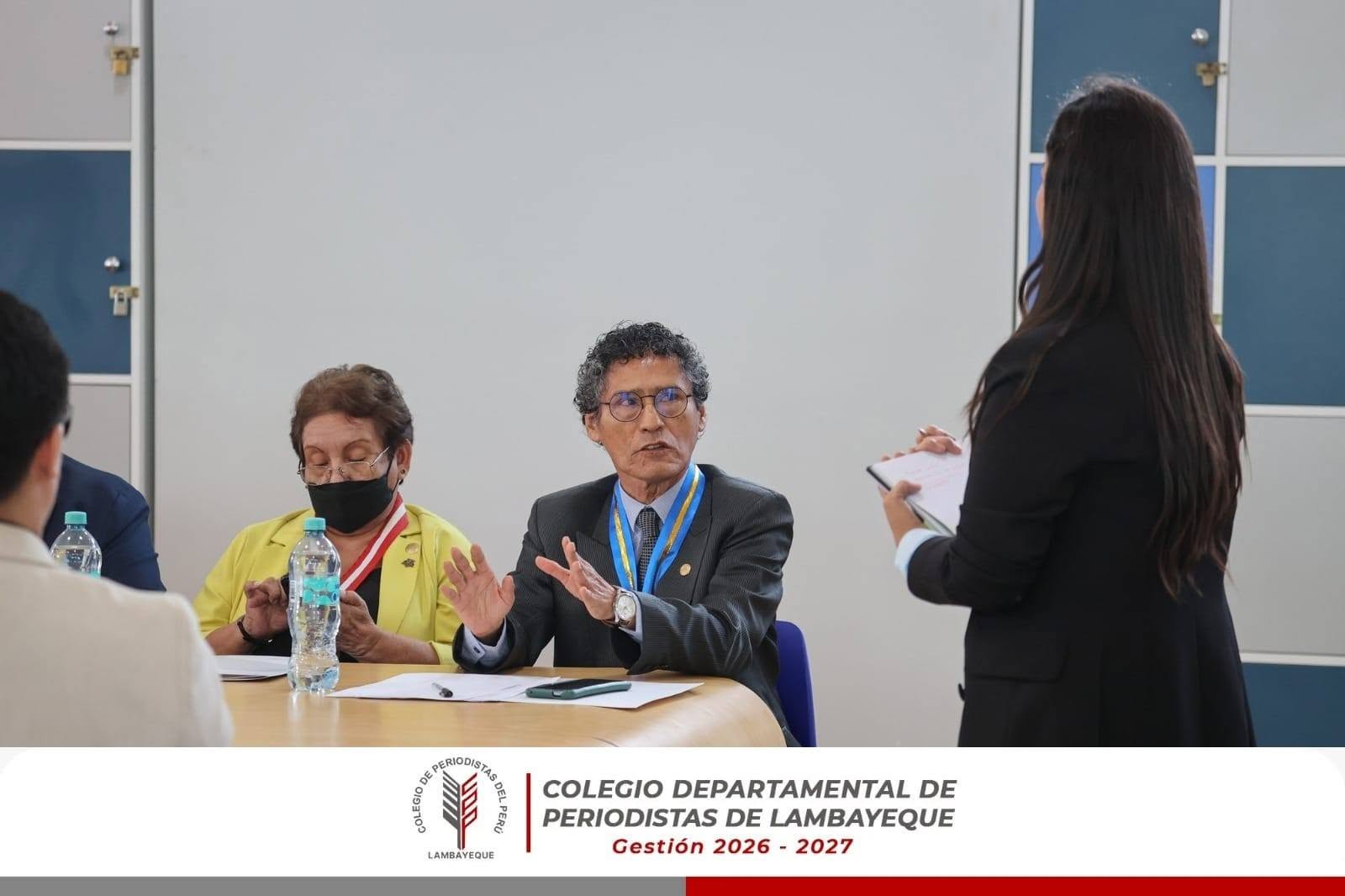 El Colegio de Periodistas de Lambayeque participó hoy de una reunión presencial con directivos de la USS